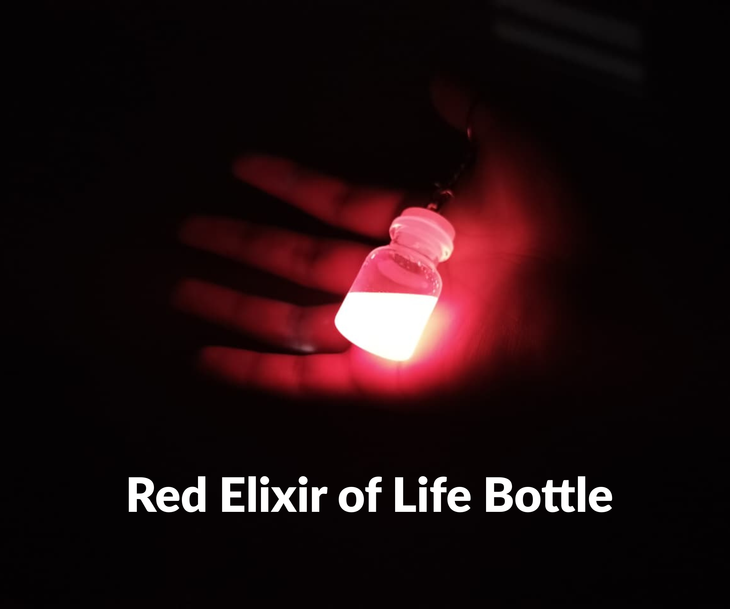 I Made a Red Elixir of Life Bottle