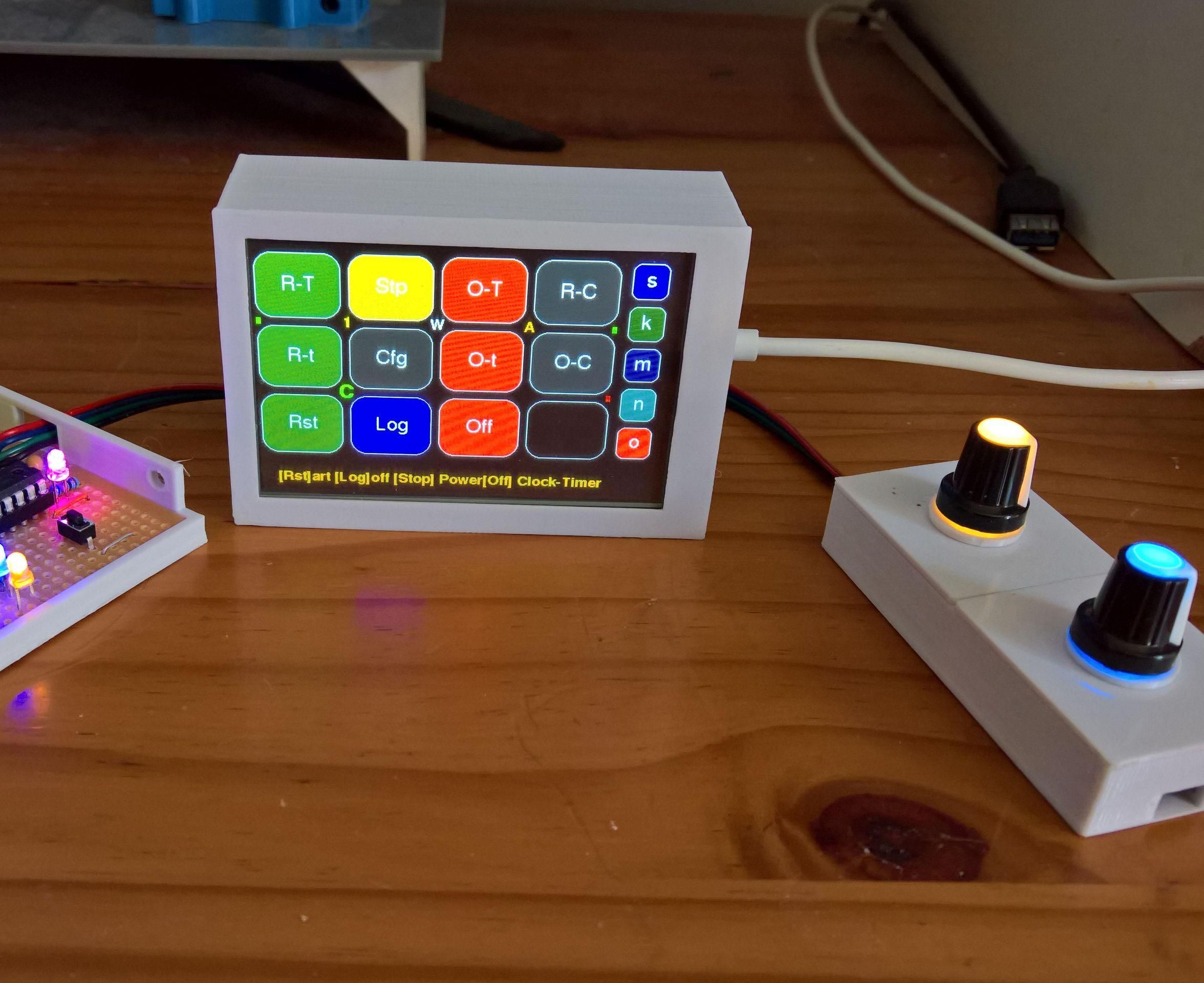 File-Centric Pico 2 Touch LCD Macro Pad + Modular I2C Bus