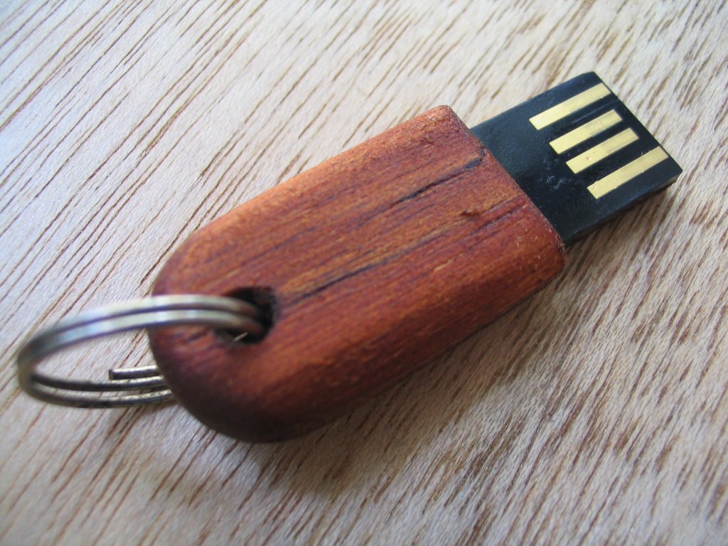 Tiny Wooden USB Drive