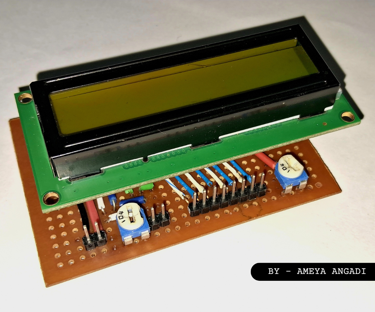 Simplified LCD Breakout Board for Arduino