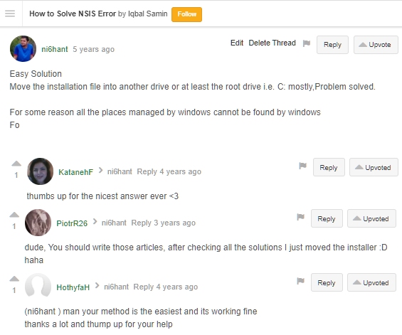 Easily Solve NSIS Error
