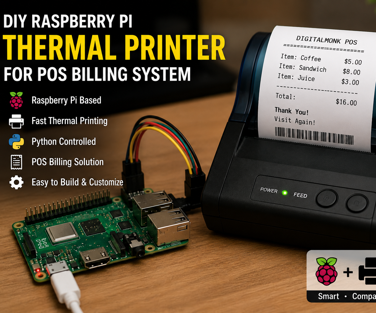 DIY Raspberry Pi Thermal Printer for POS Billing System