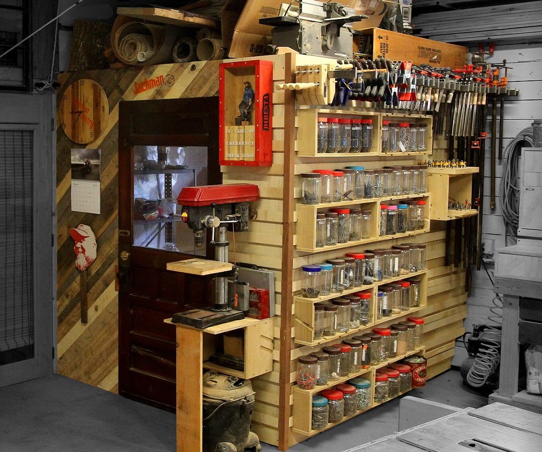 French Cleat Wall & Storage Loft