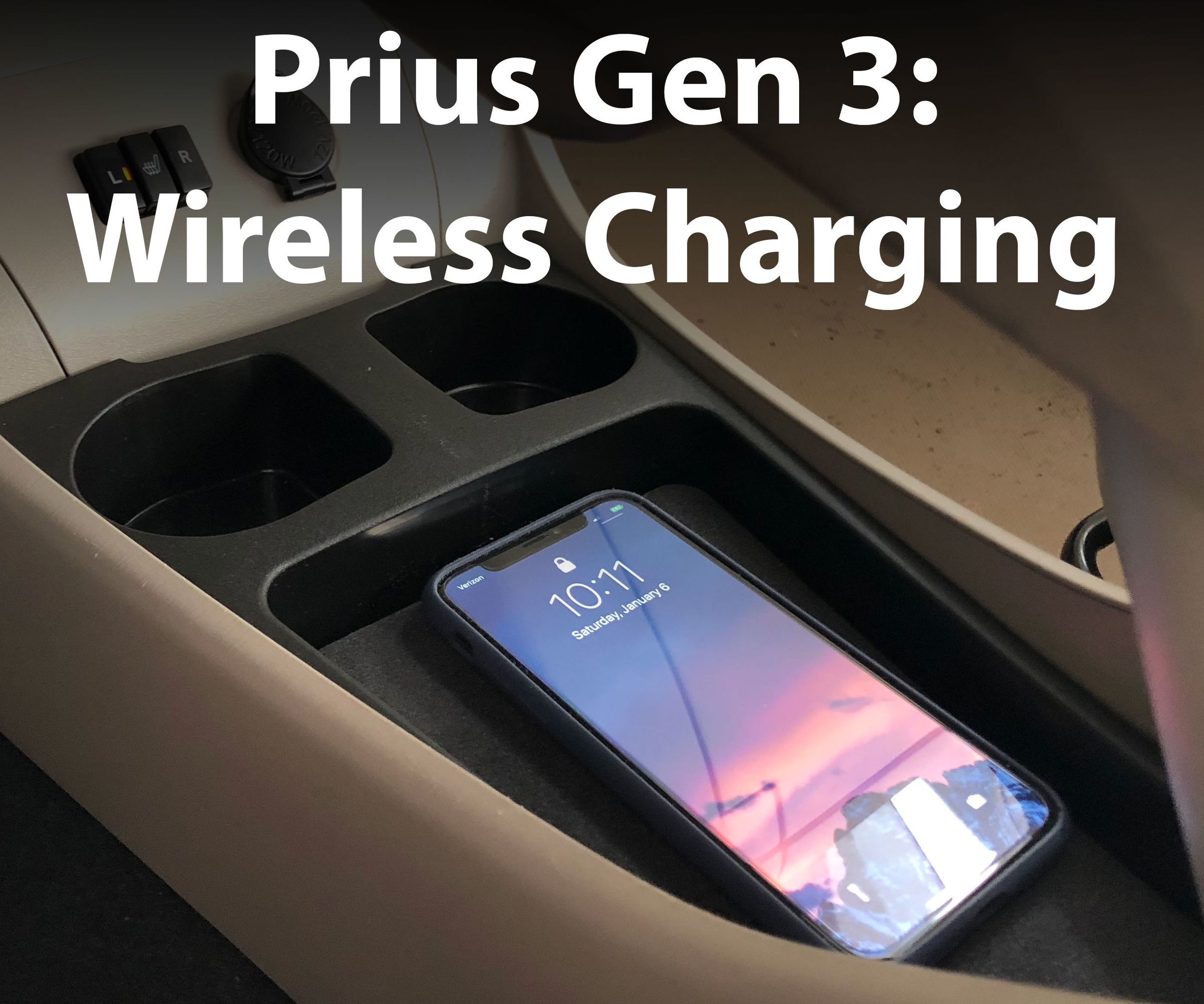 Toyota Prius Gen 3  - Qi Wireless Charging