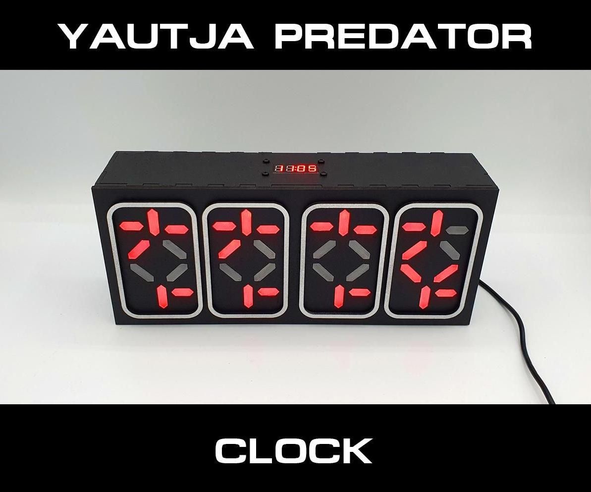 Yautja Predator Clock