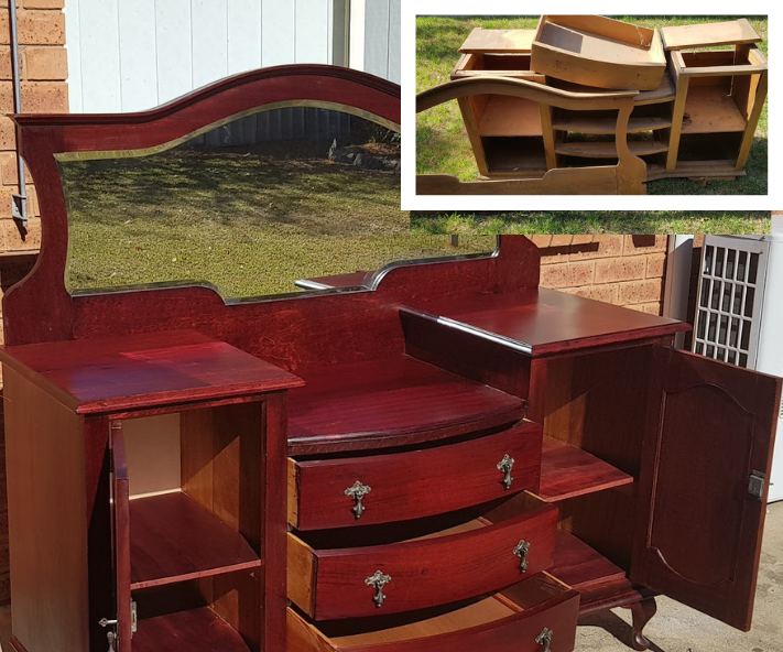 Antique Dresser From Trash to Treasure