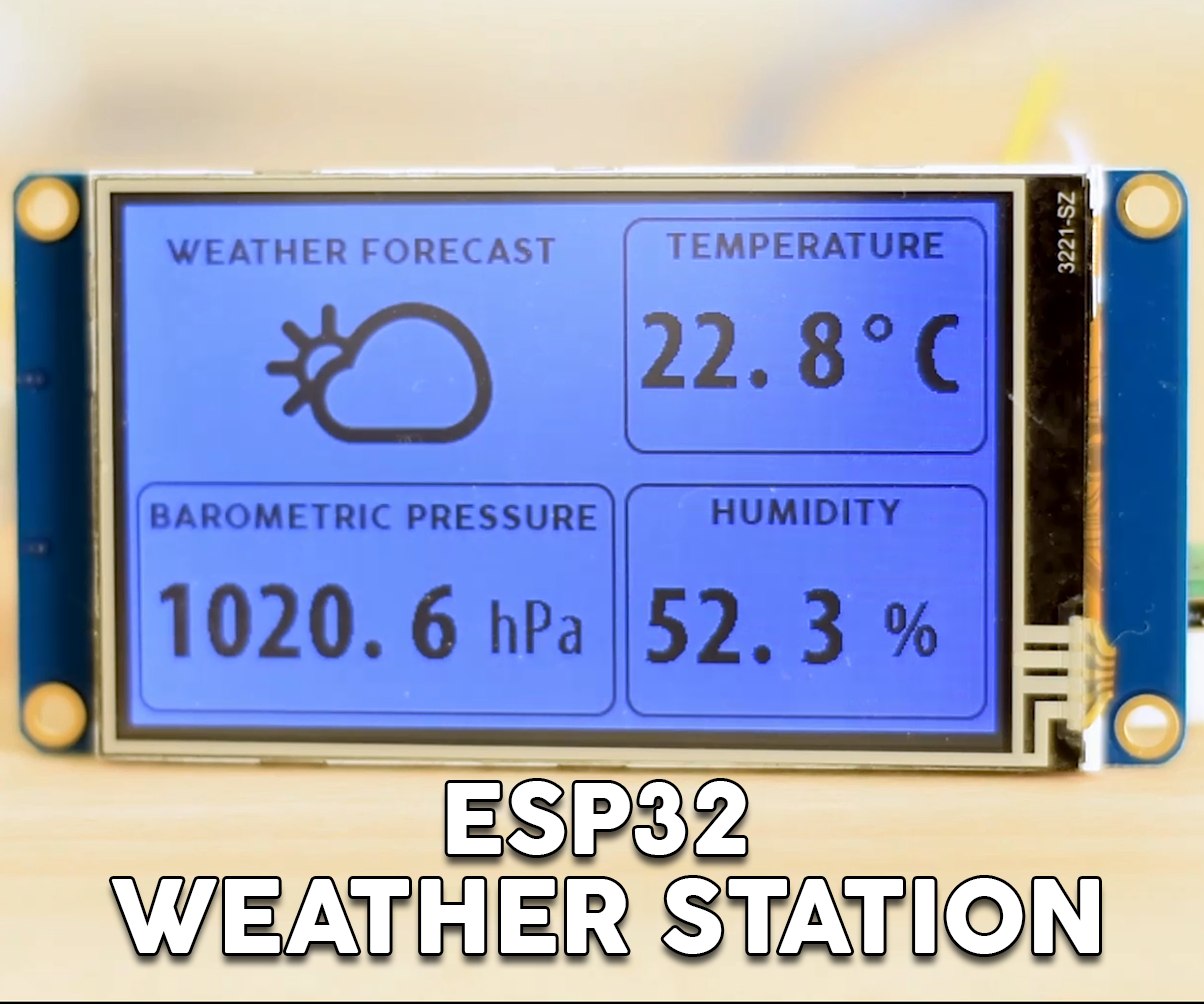 ESP32 WiFi Weather Station With a BME280 Sensor