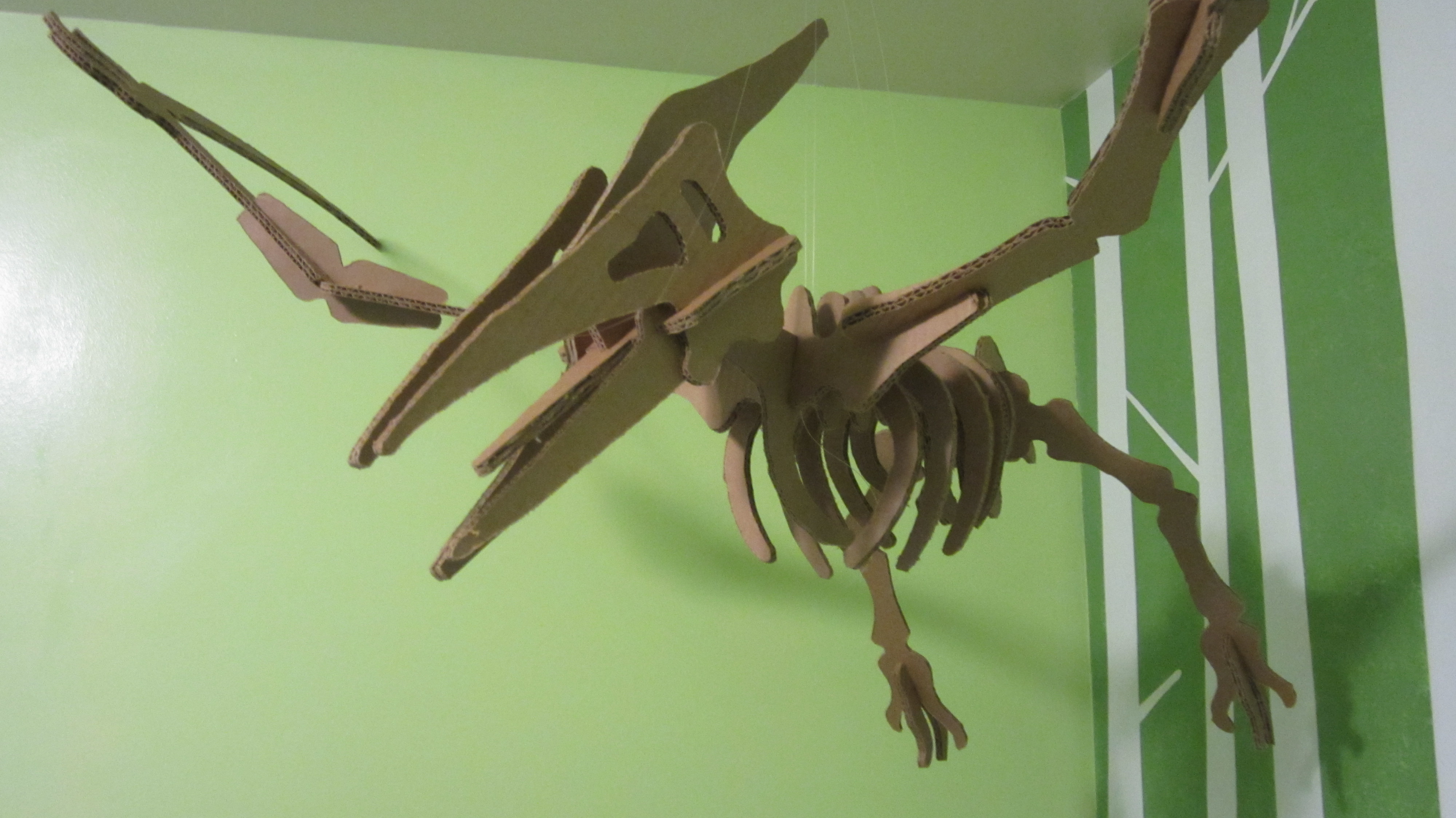 Cardboard Dinosaur Puzzle