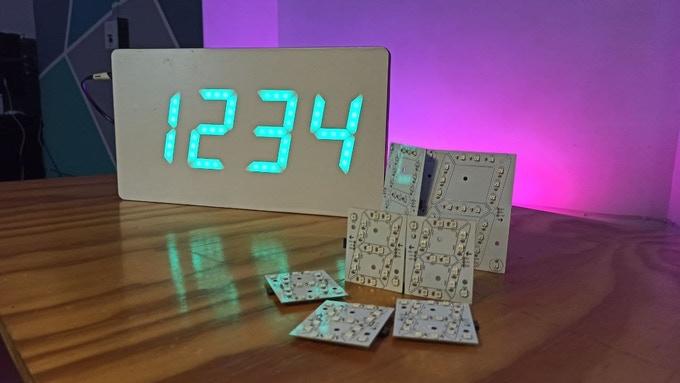 NeoClock - Internet Clock, Weather & IoT Panel Made With NeoDigitos