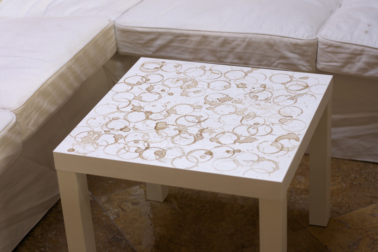 Coffee-Stained Coffee Table