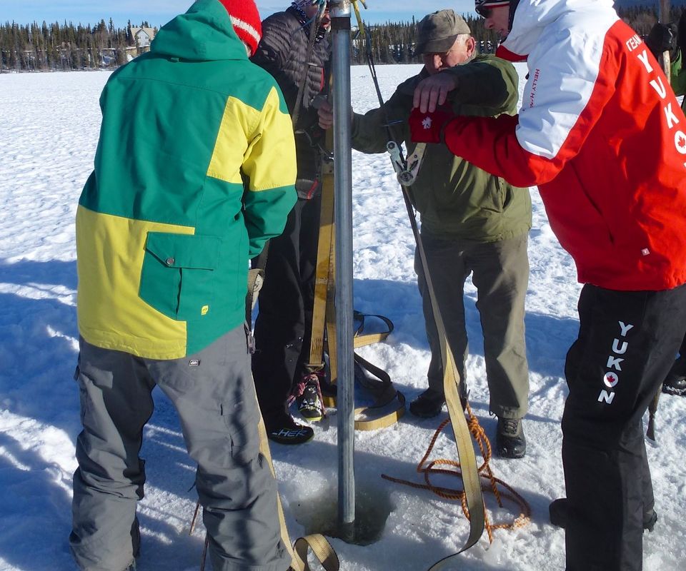 Sampling Lake Bottom Sediments