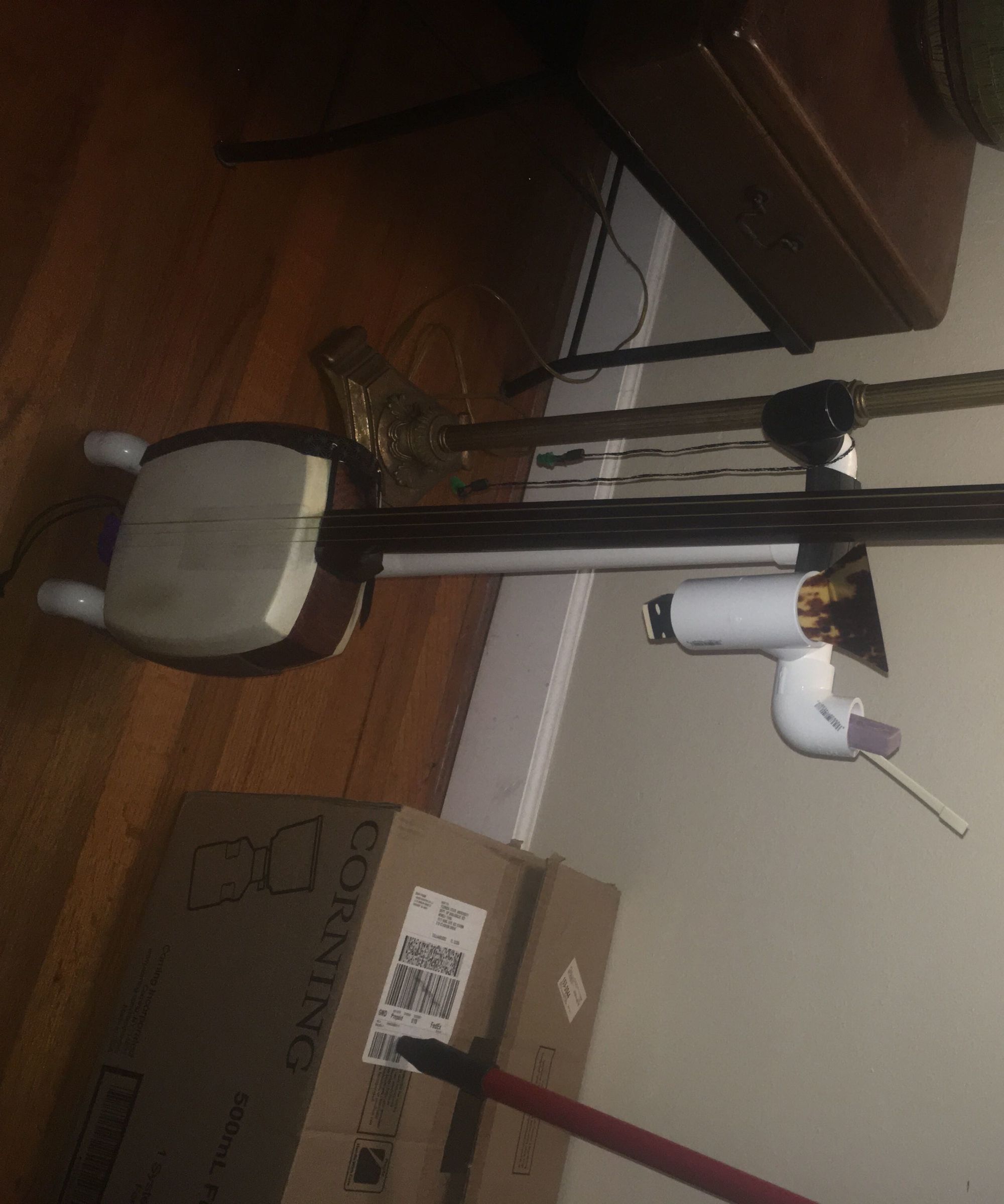 PVC Shamisen Stand With Bachi Holder