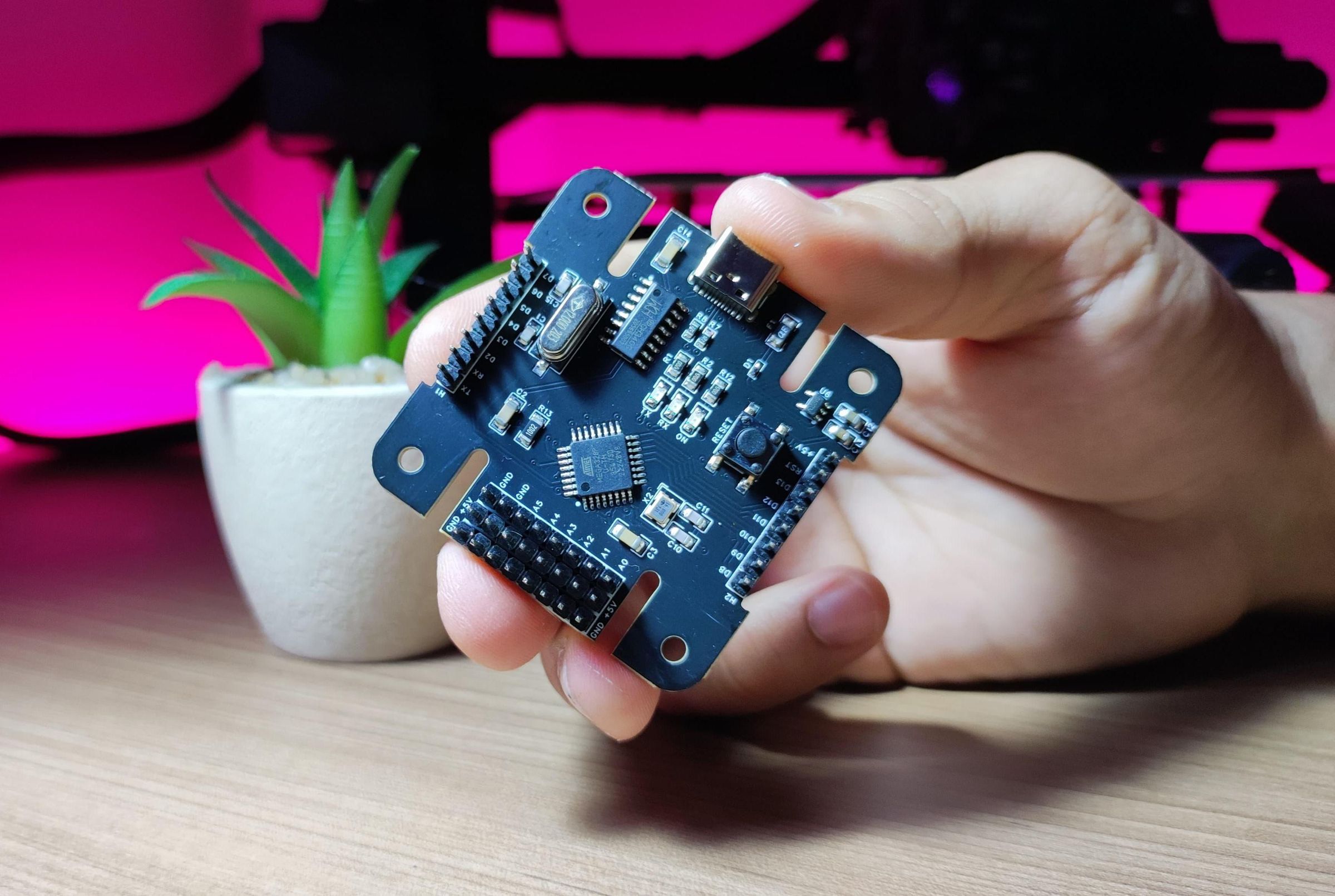 Arduino-based Development Board With Extra Features