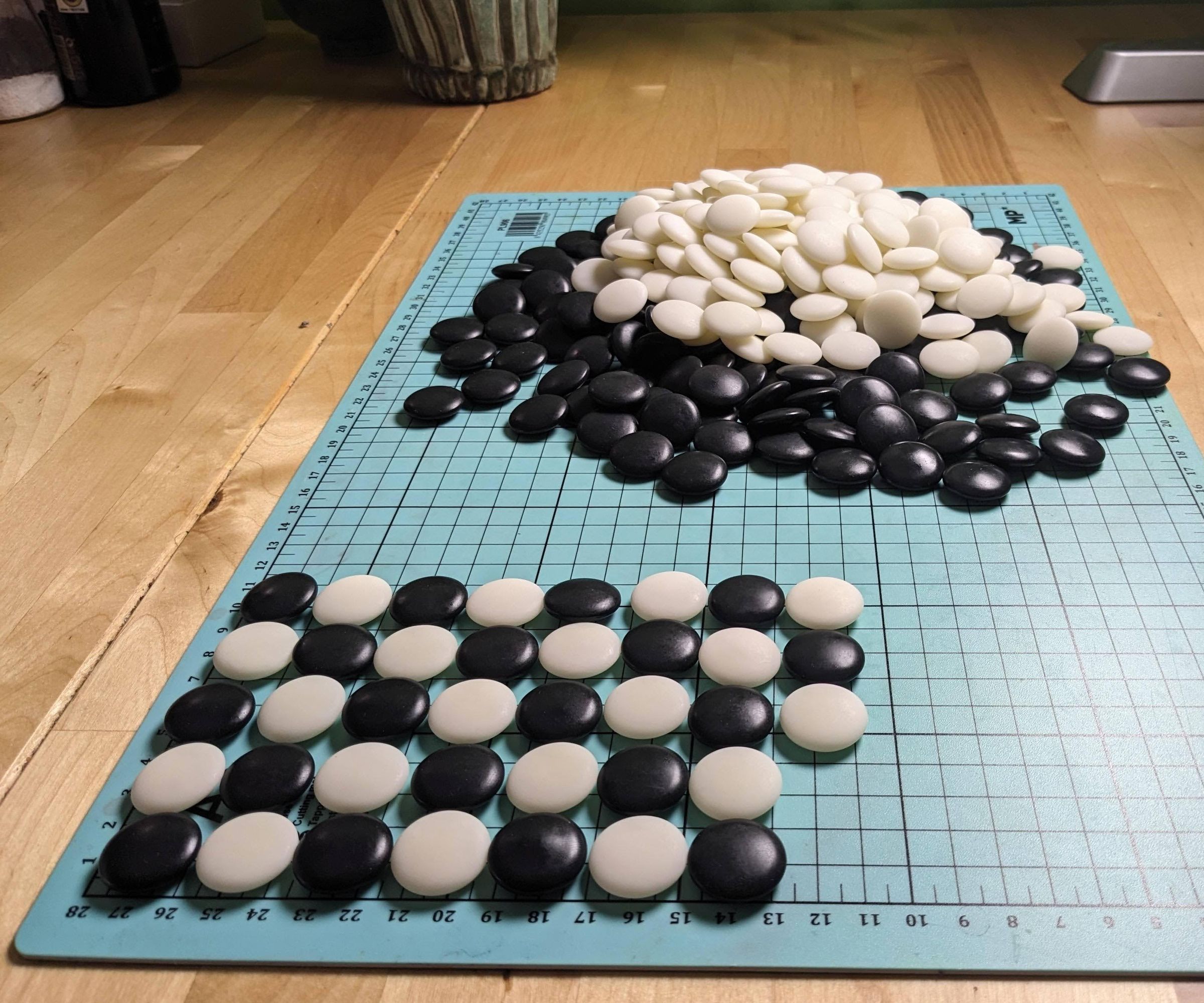 How to Cast I Ching Hexagrams Using Go Stones: Yarrow-Weighted Method (Advanced)
