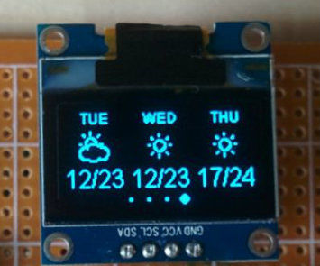 ESP8266 Weather Widget V1.0