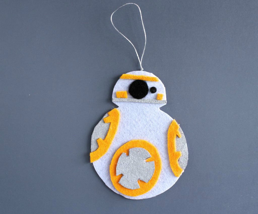 Make This Star Wars BB-8 Felt Keychain