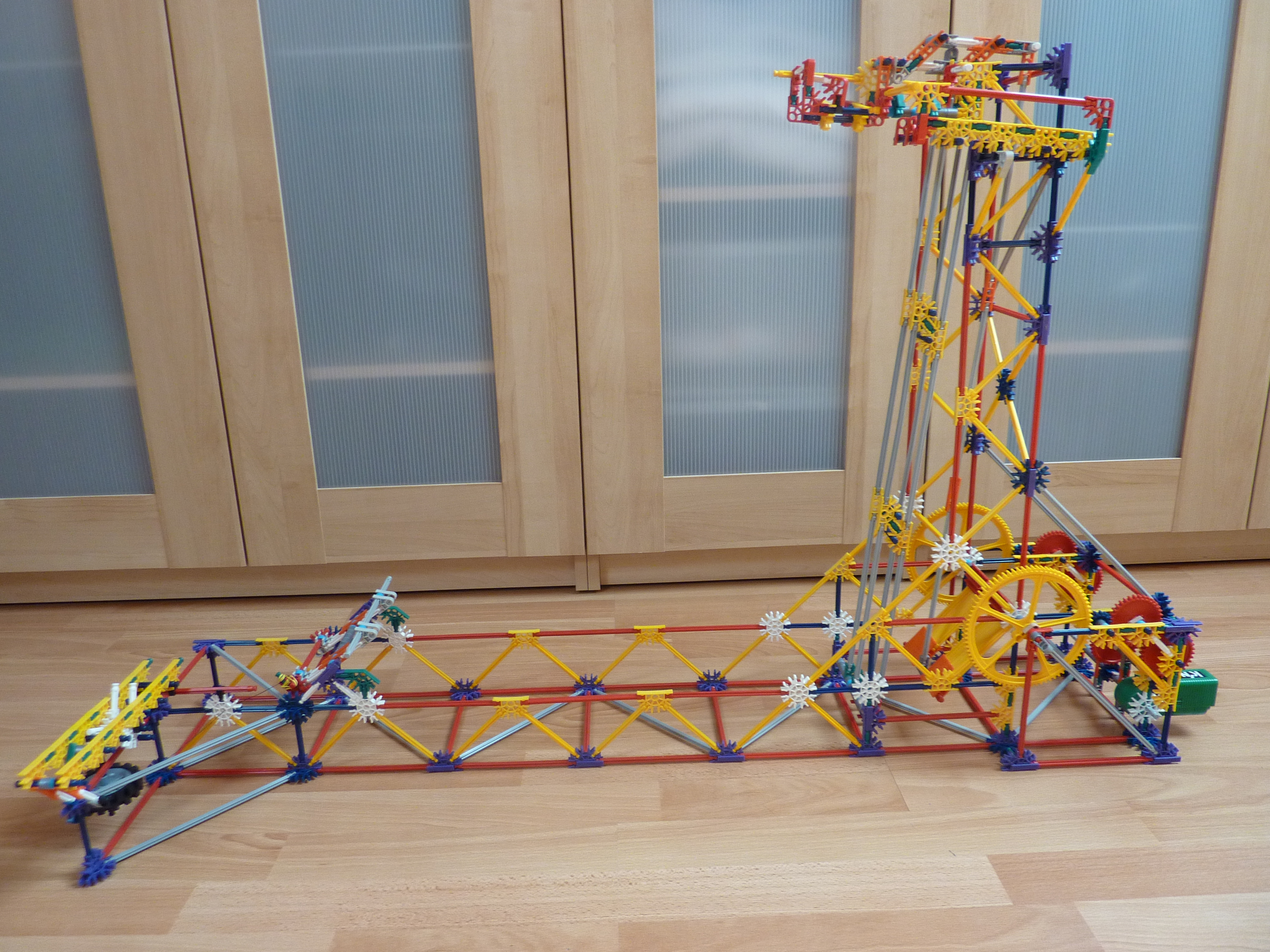 Falling Arm Lift, a Knex Ball Machine Lift