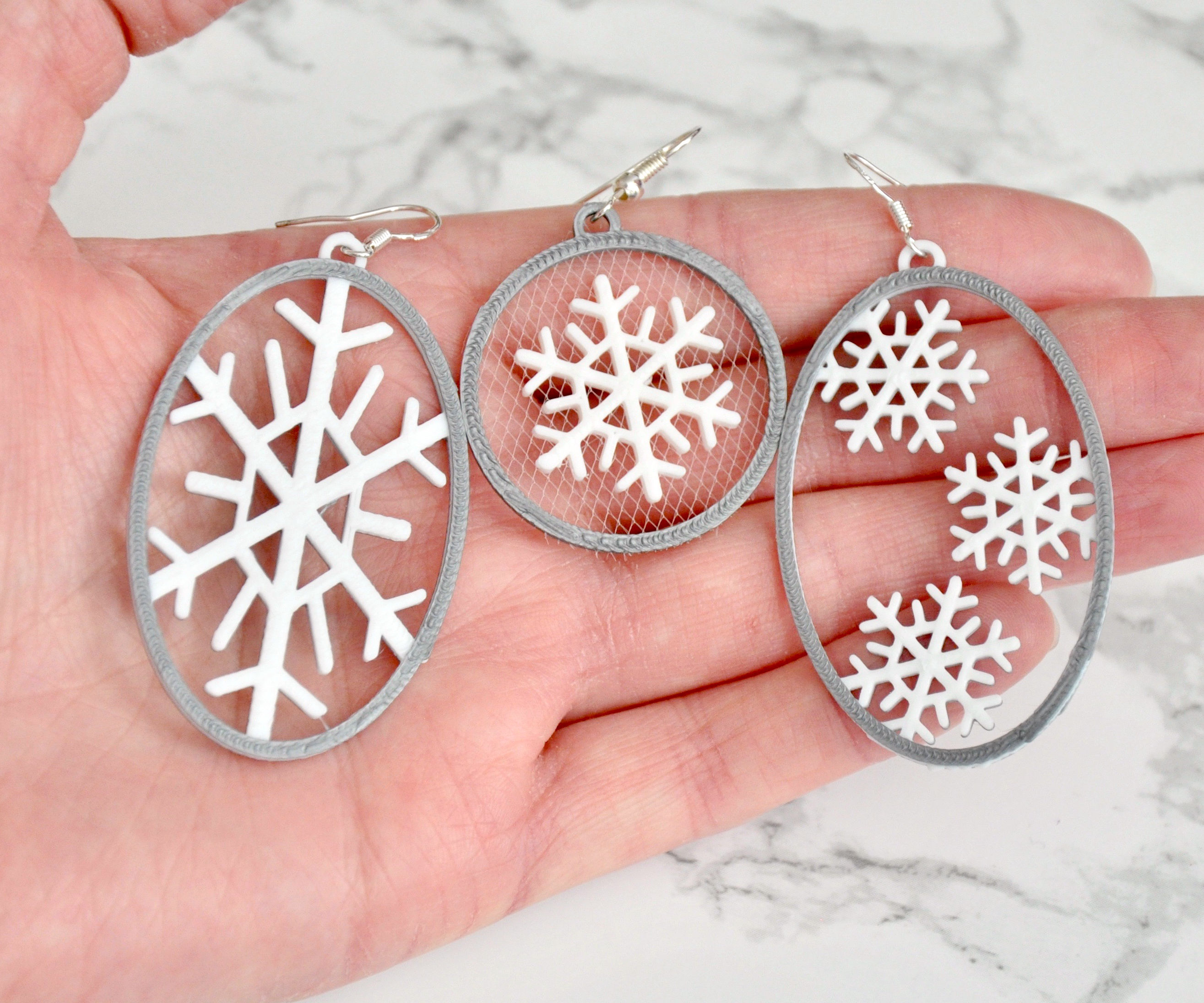 Snowflake Earrings