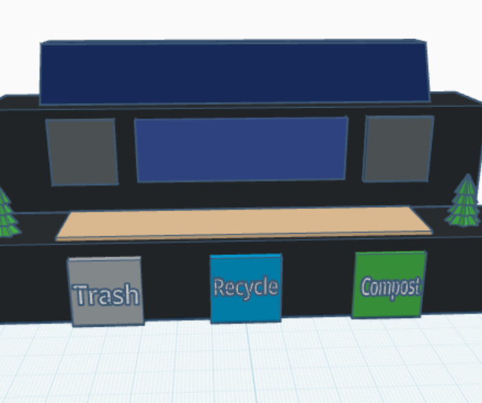 Smart Recycling Bench