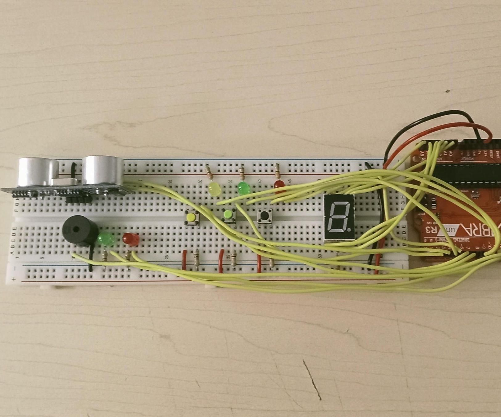 Automated Ultrasonic Whack-A-Mole Game