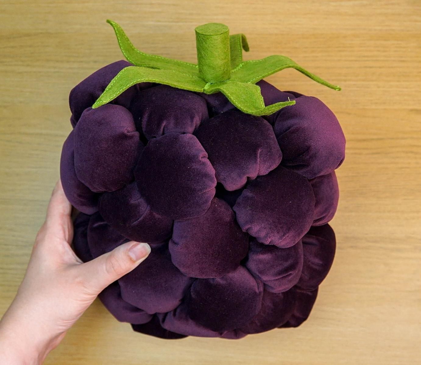 How to Make a Purple Blackberry Softie | DIY Velvet Plush Fruit
