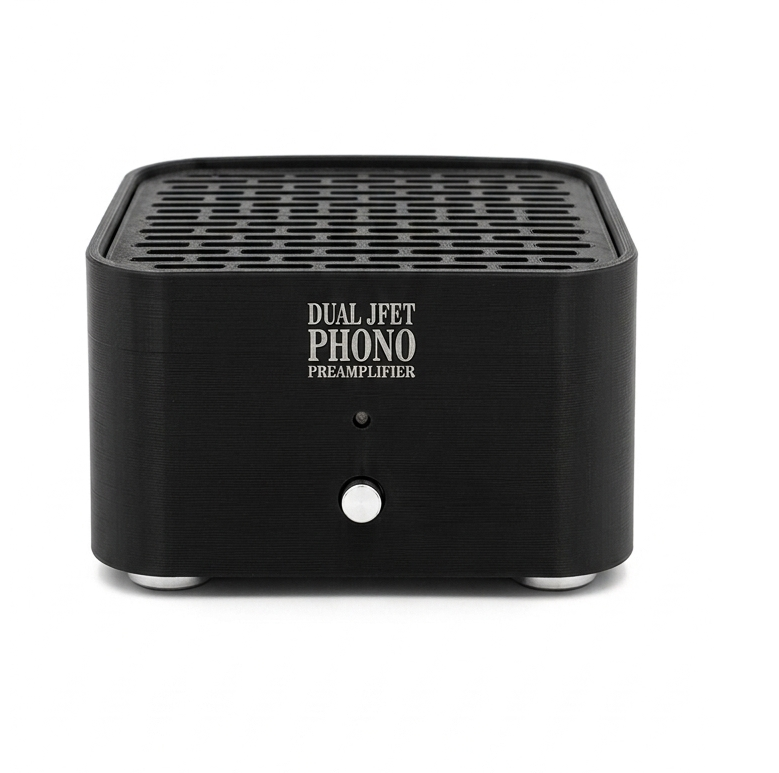 Dual JFET Phono Preamp - Pré-amplificador Para Toca Discos Com Ajustes De Resistência E Capacitância