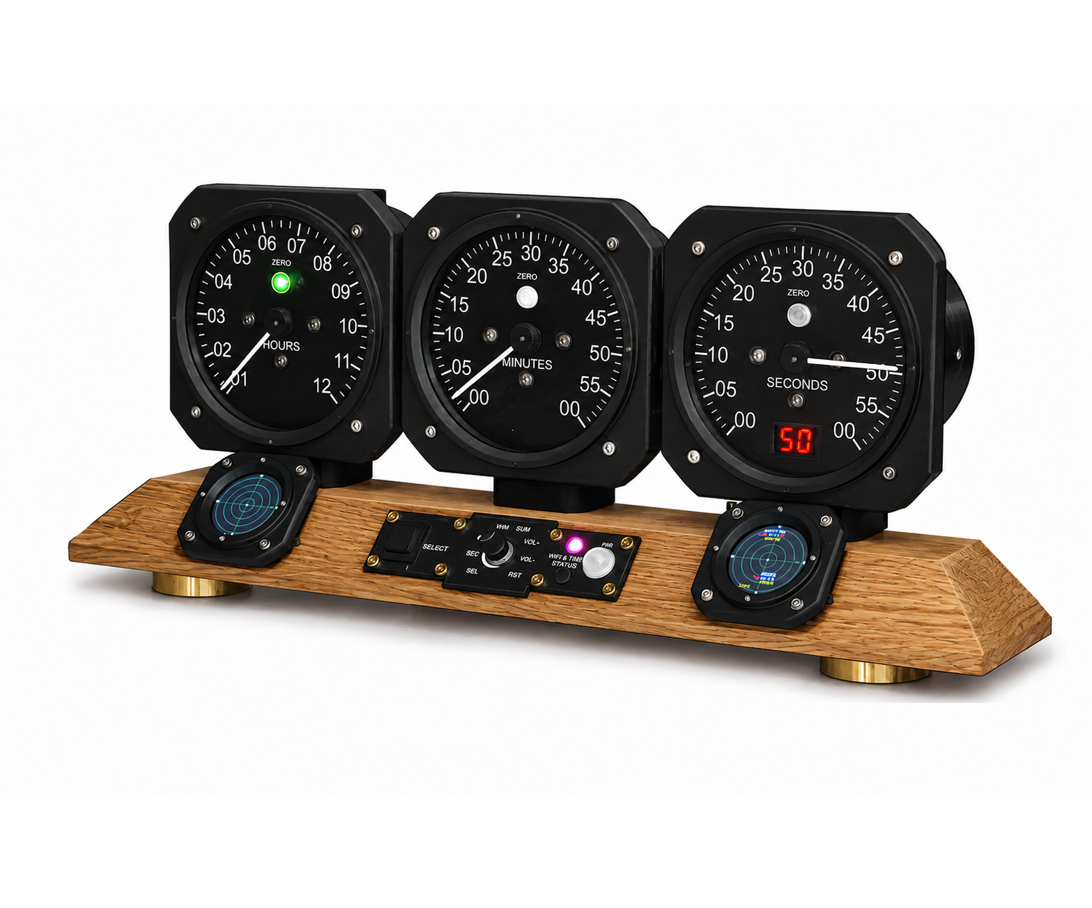 ESP32 Aviator Clock With Twin Aircraft Radar Displays & Spoken Alerts for Special Aircraft Types