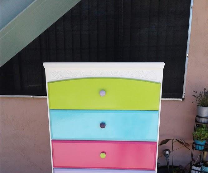 kids upcycled dresser