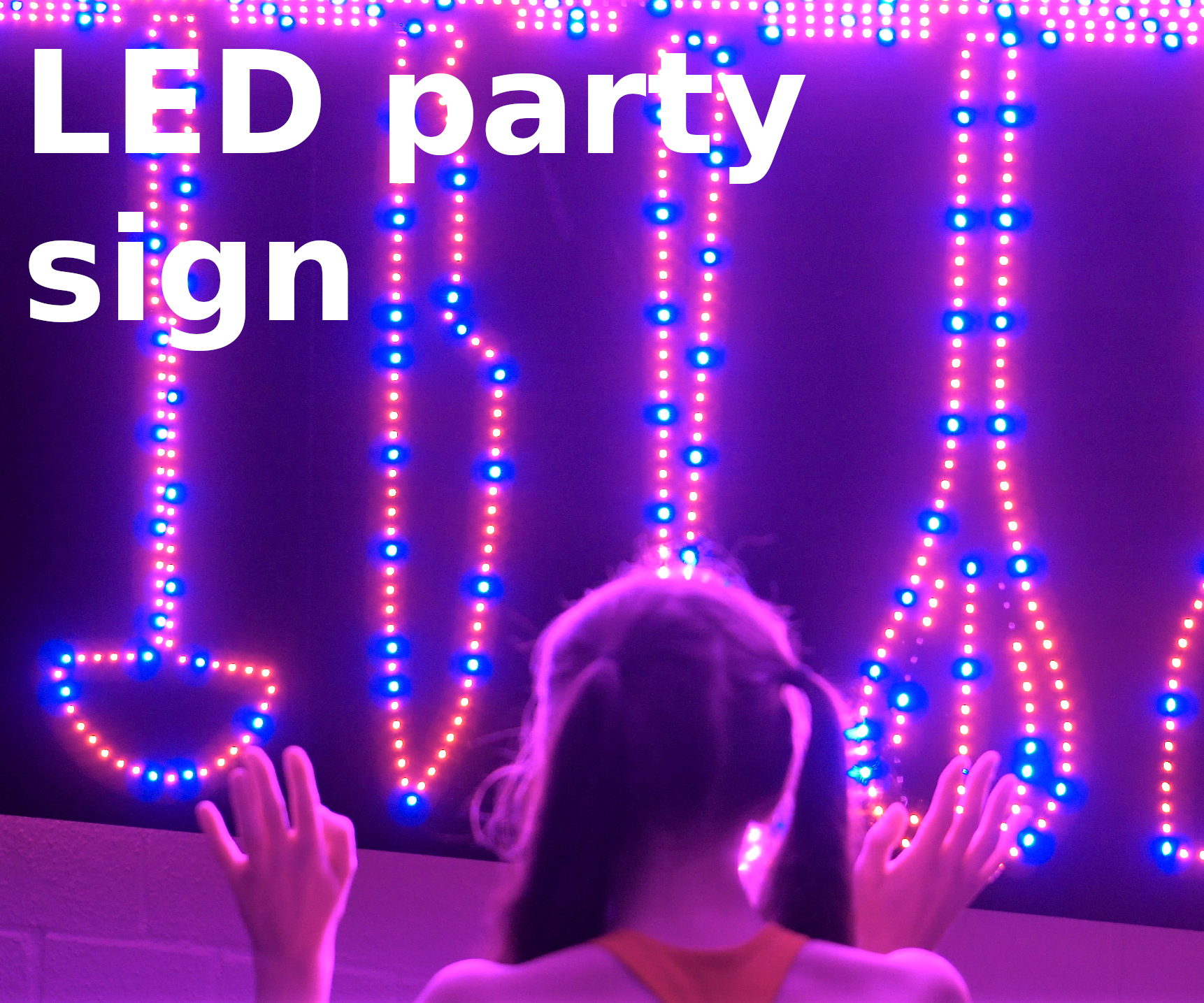 LED Party Light - Partly Recycled, App and Manual Control, Kitchen Themed