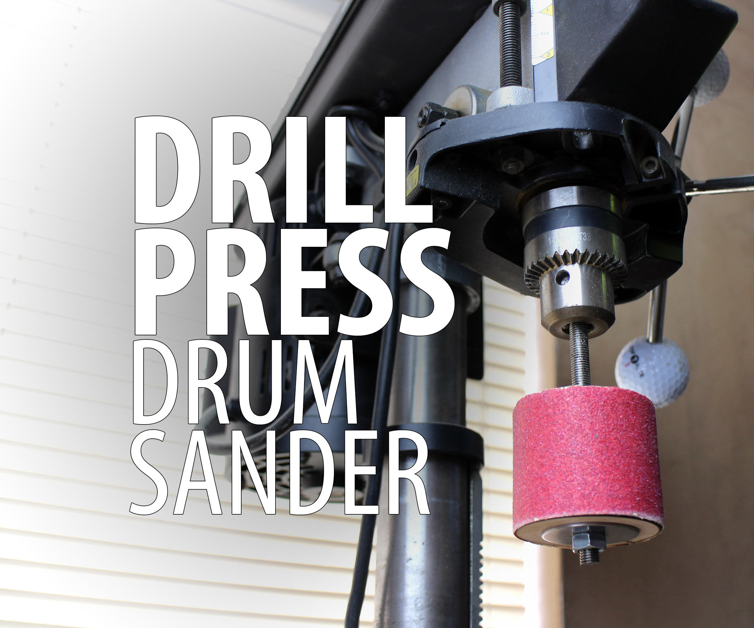 Drill Press Drum Sander