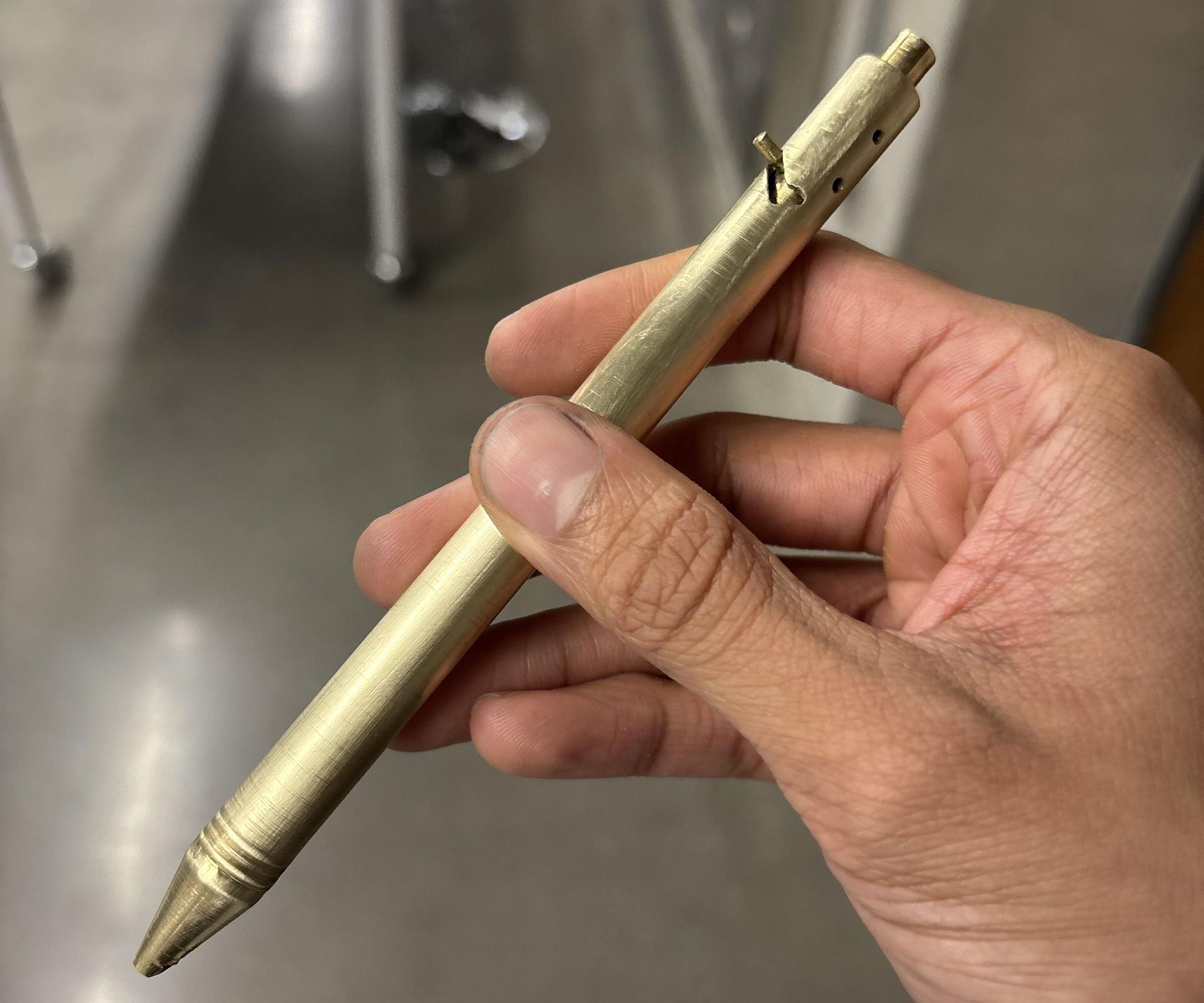 TIW Clickable Brass Pen