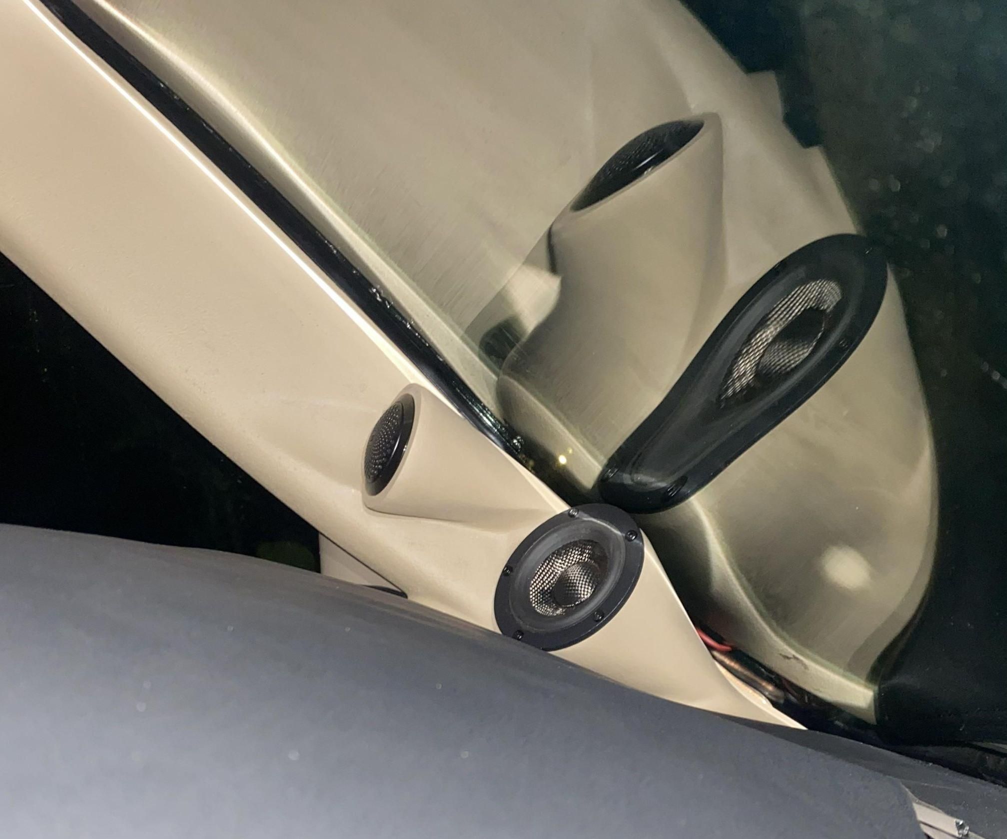 Custom A-Pillar Speaker Pods