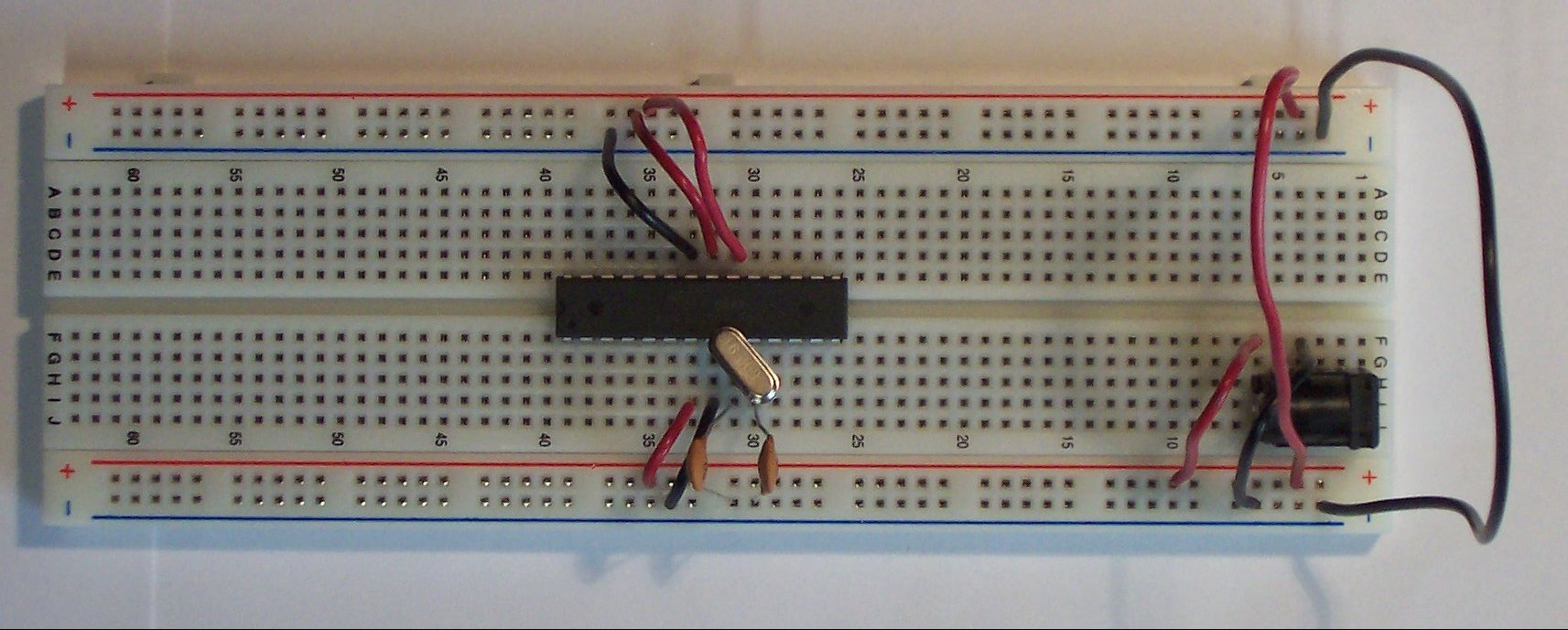 Standalone Arduino / ATMega Chip on Breadboard