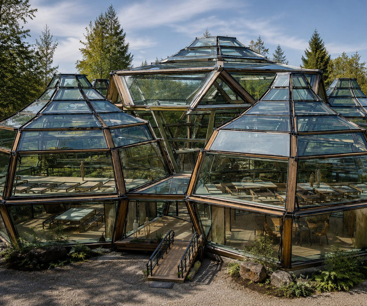 Sunny Days Ahead: a Wildfire Proof Community Center and Transitional Housing Area