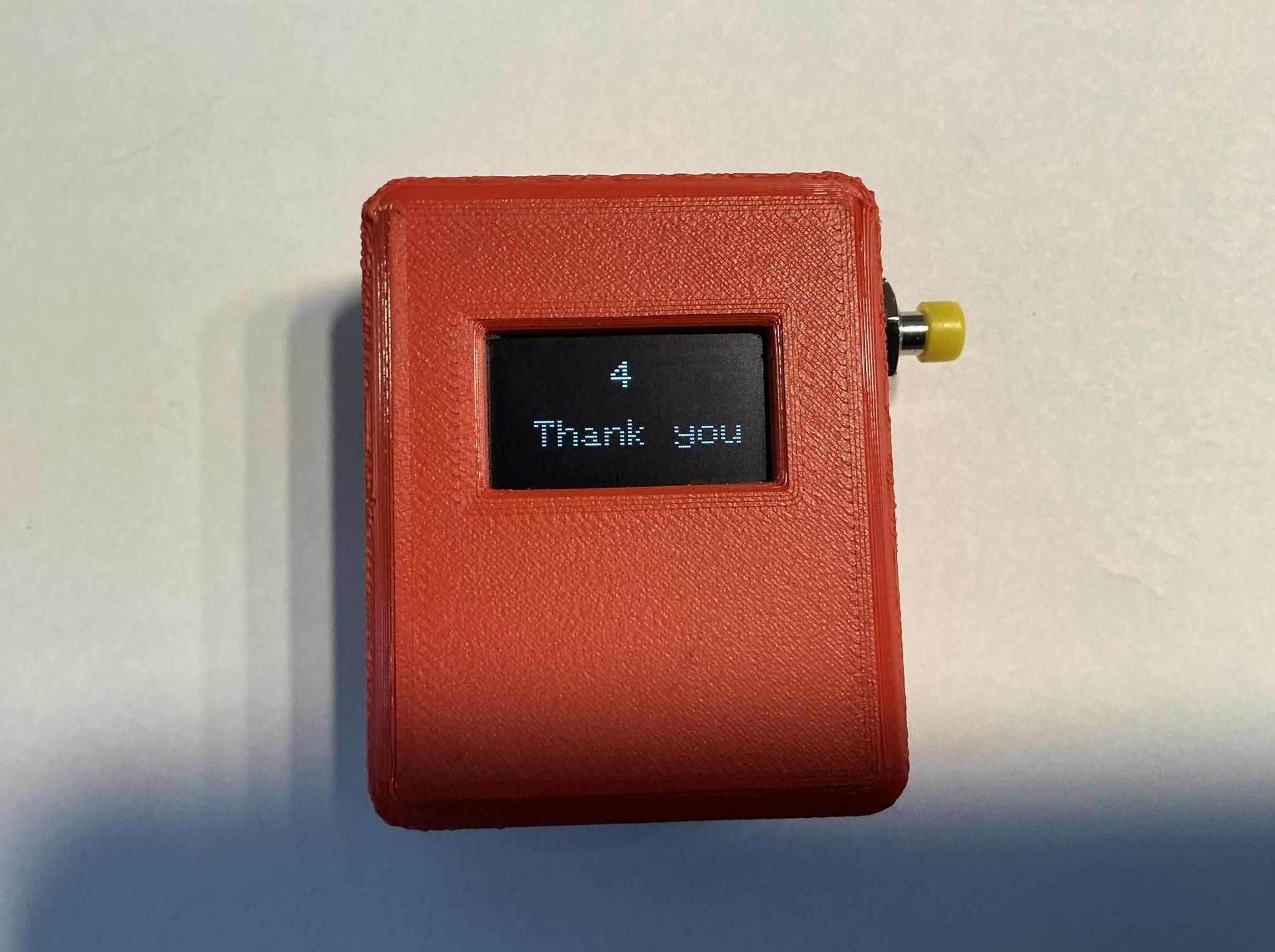 Small Hand Held Counter - With Arduino ESP32C3 Super Mini