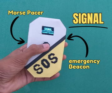 SIGNAL: Pocket Off-Grid Morse Pacer & Emergency Beacon