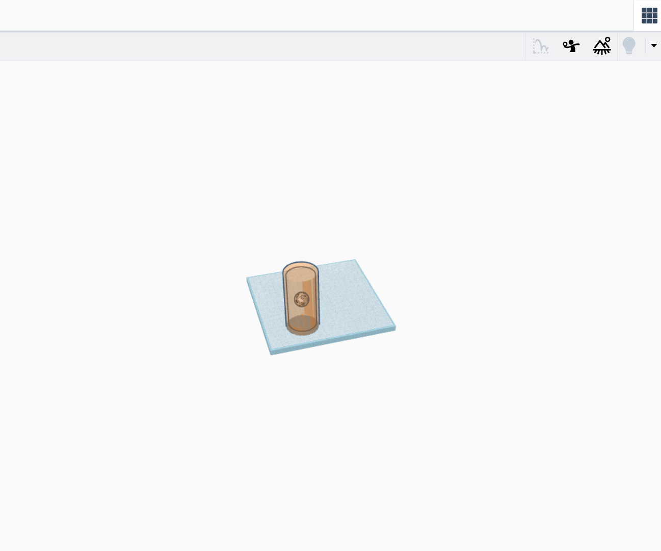 Bouncing Ball in a Tube Using Tinkercad Simulations