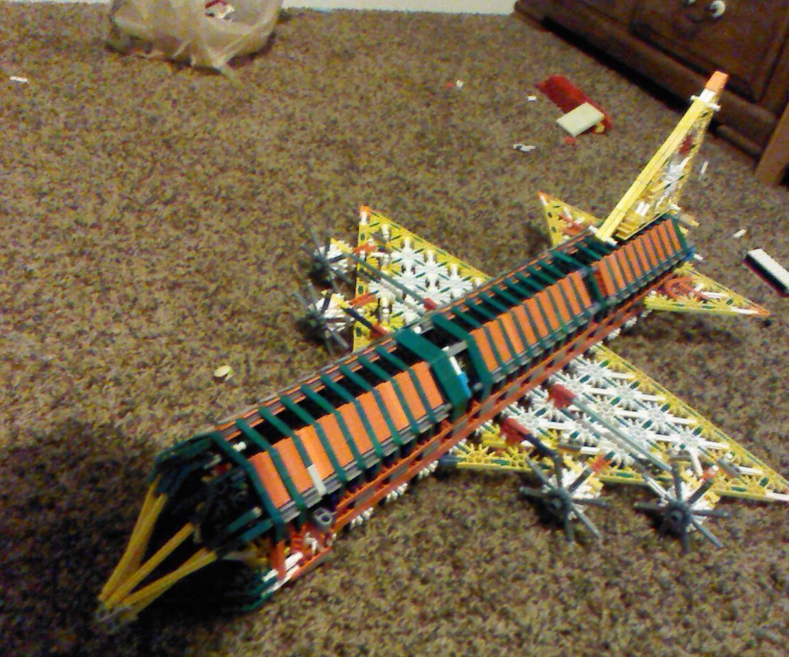 HUGE K'nex Airplane