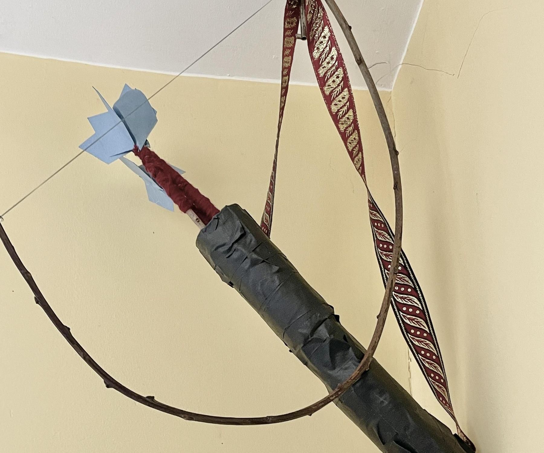 Viking Bow and Arrow and Quiver