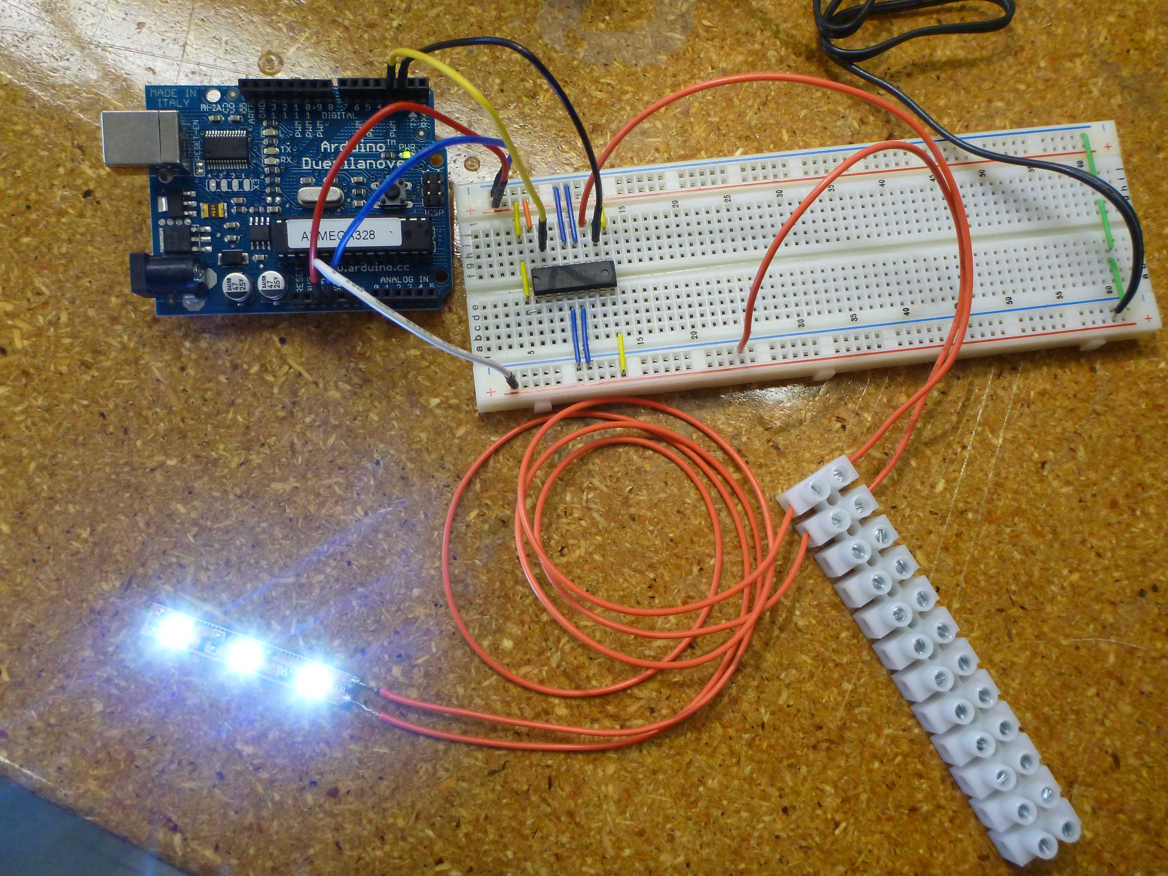 Build an LED Driver Board for Arduino (and Other MPs) Using Quad H-Bridges