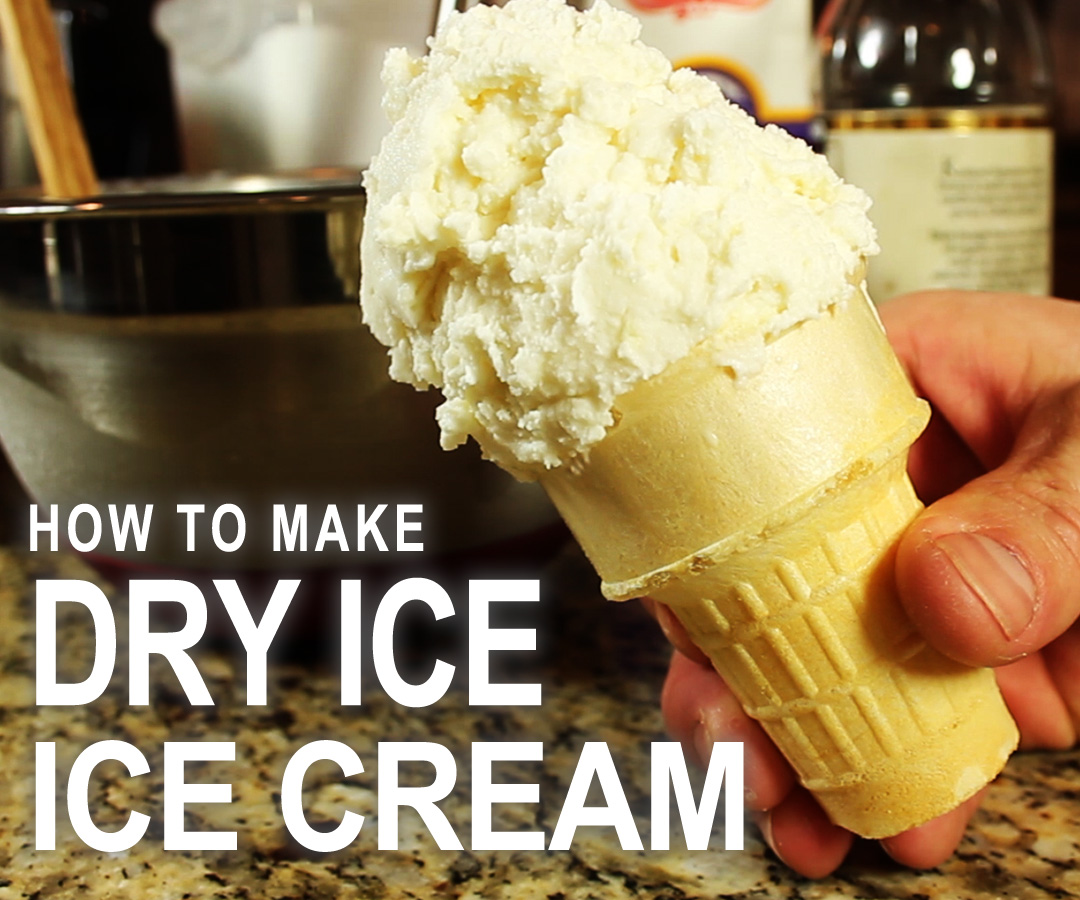 How to Make Carbonated Ice Cream, "Halloween Style"! (Dry Ice Cream)