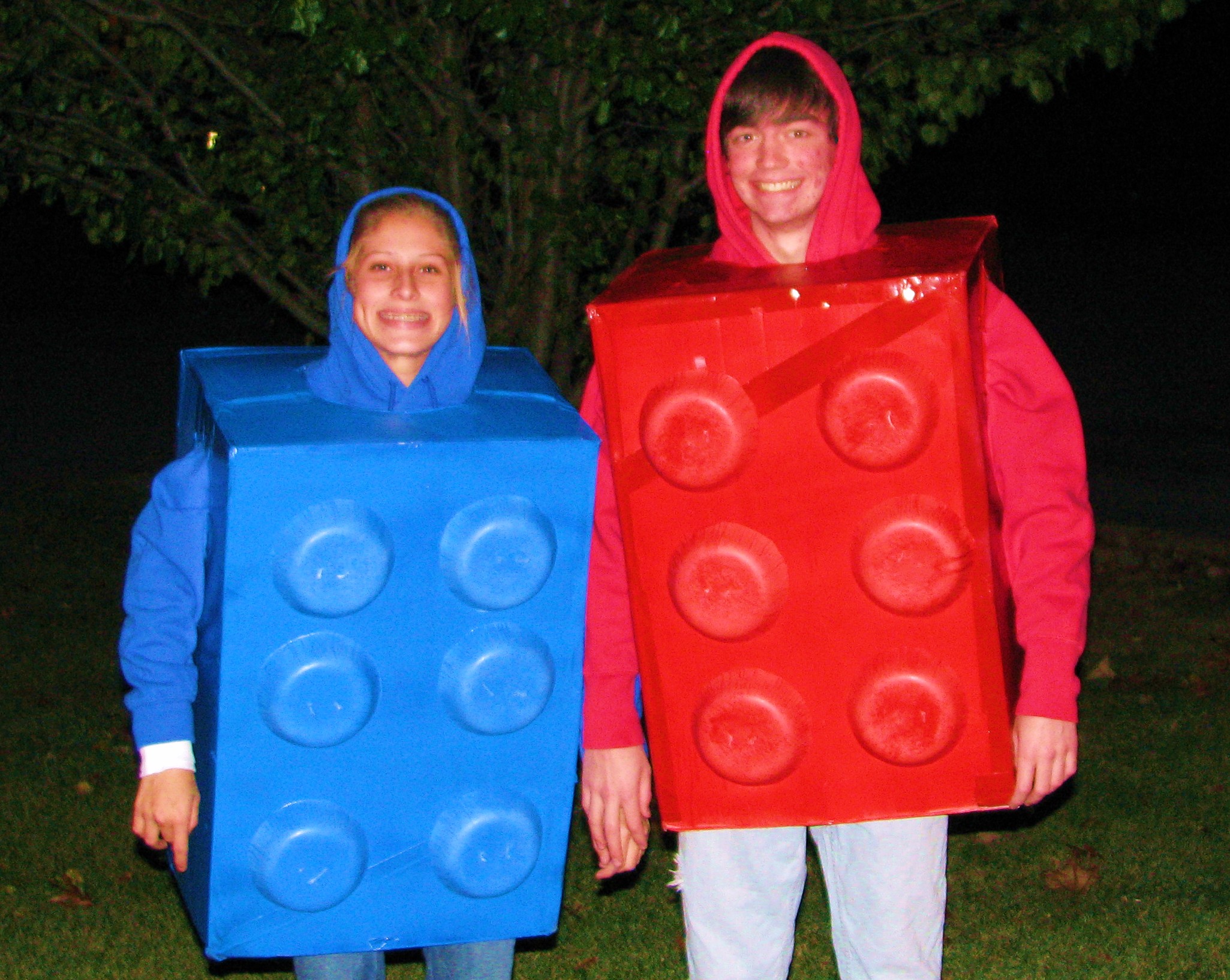 LEGO Halloween Costume(using Recycled Materials)