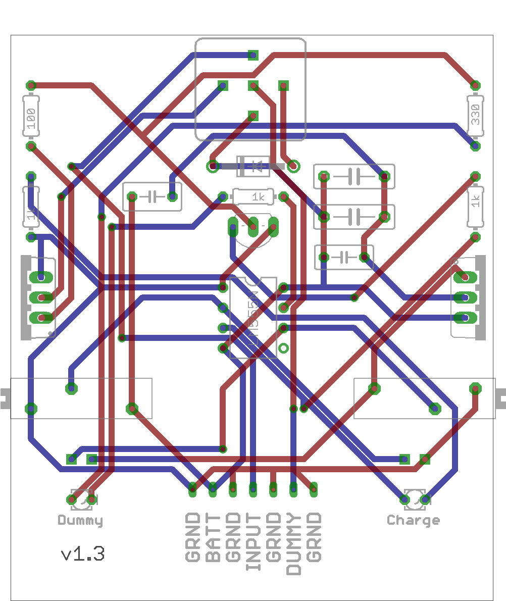 555 Chip PCB  Schematic (Charge Controller)