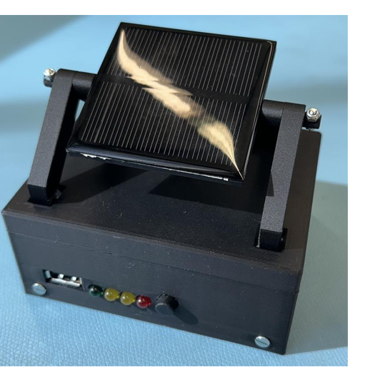 Solar Battery Charger With 5V USB Output