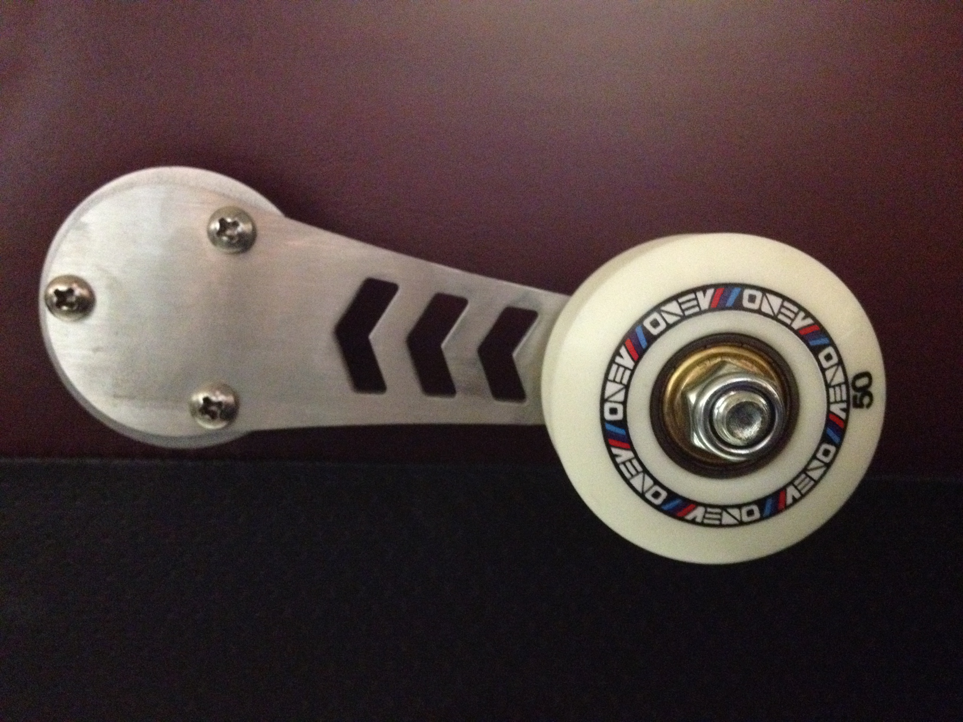 Custom Window Winder Using Skateboard Wheels