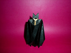 How to Make an Origami (paper) Batman Toy!