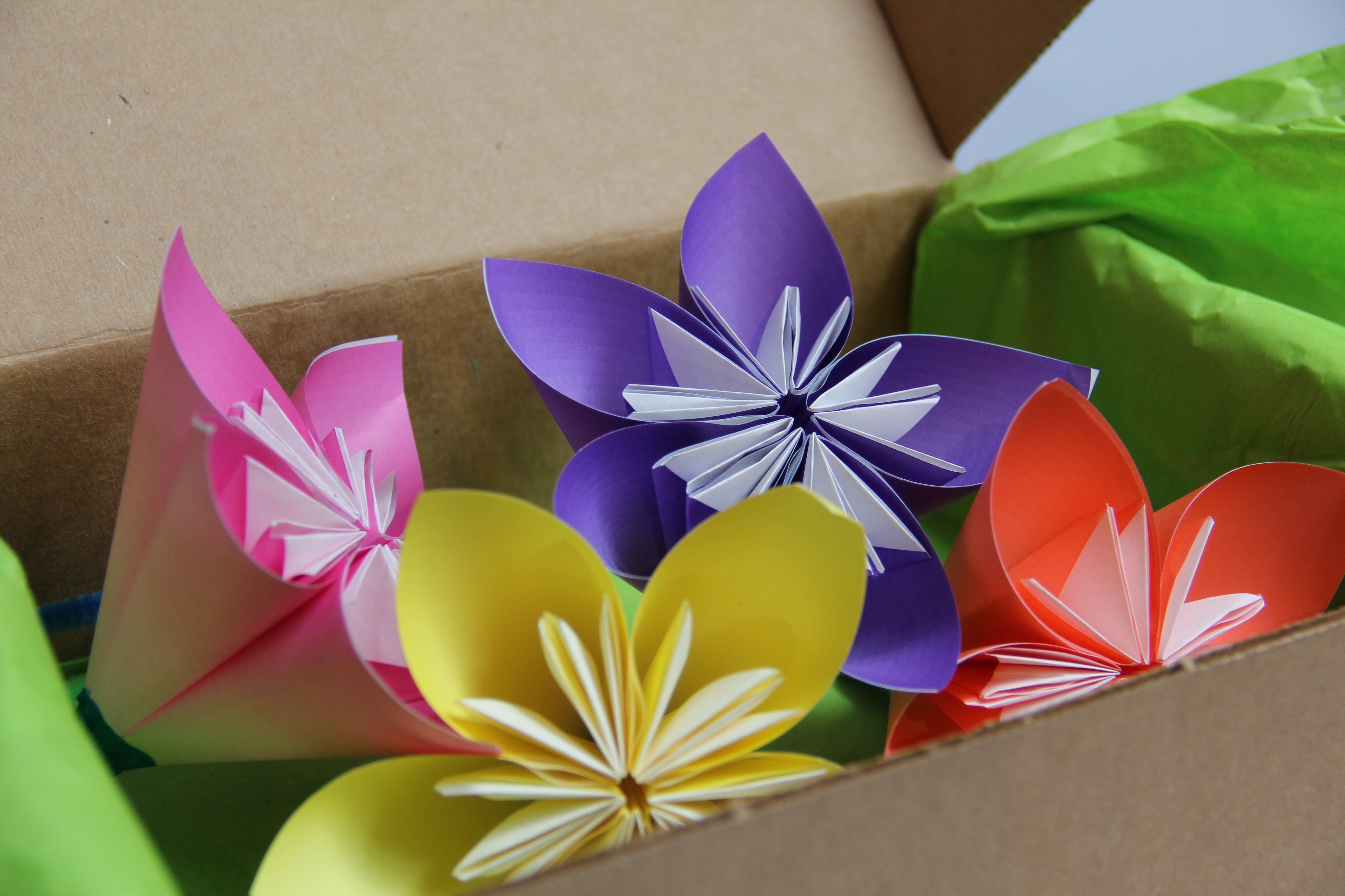 Origami Paper Corsage