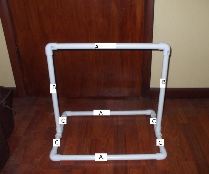 Very Simple Bath Mat Drying Rack