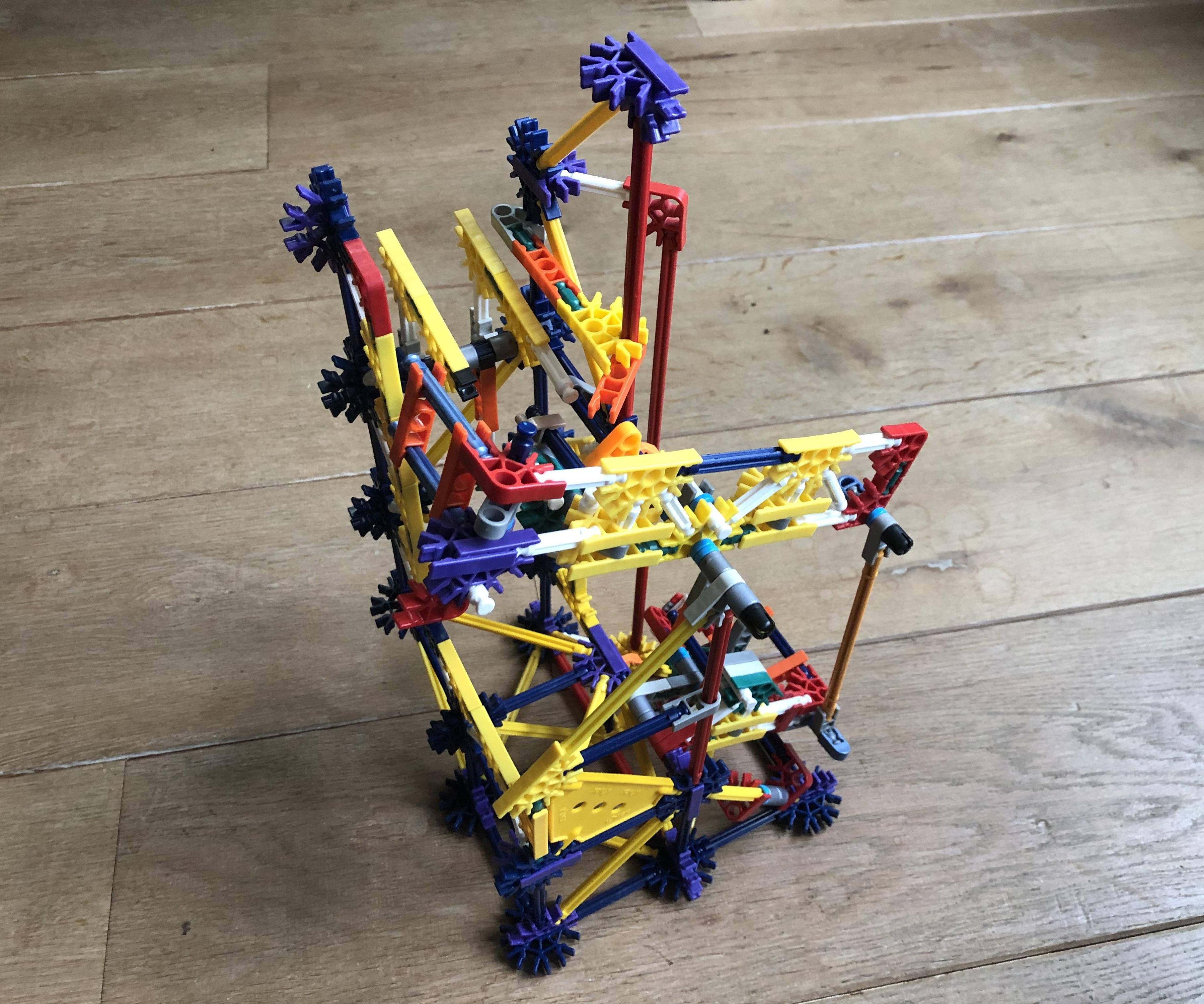 New K'NEX Ball Machine Element - Trapdoor Arm