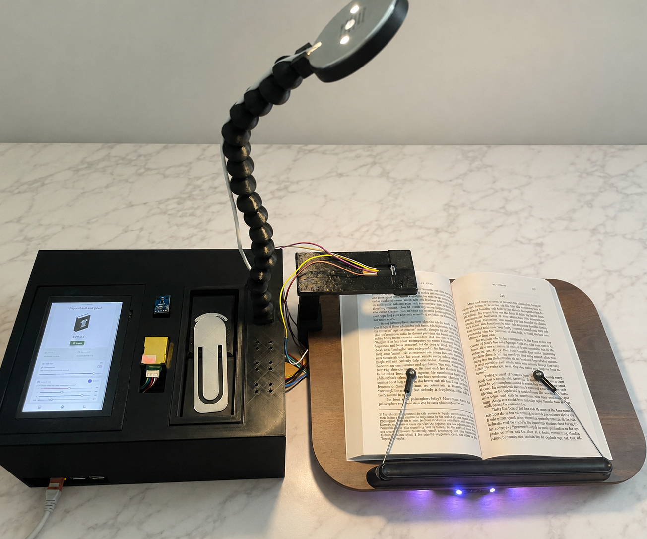 BookHolder: a Smart Reading Station for Focused Study